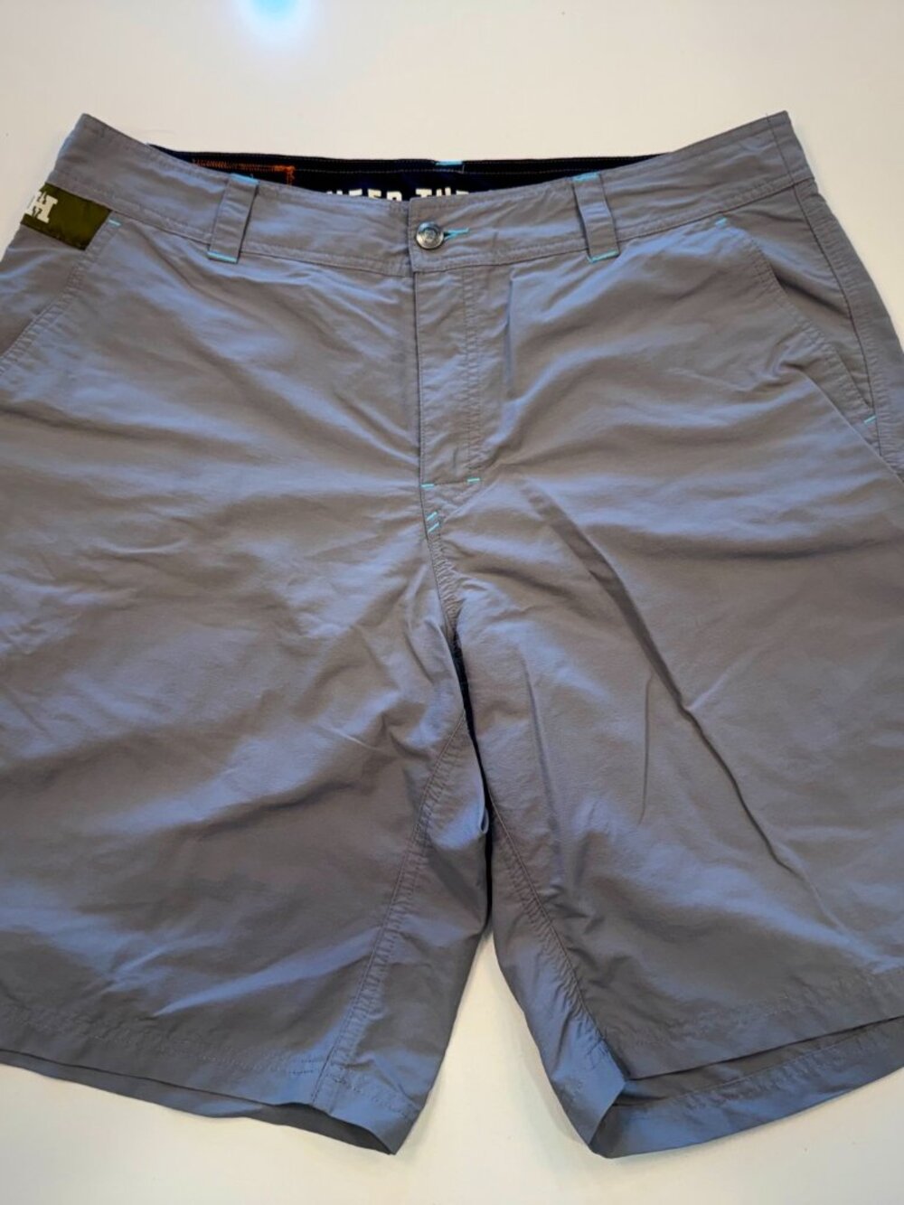 Howler Bros Horizon Hybrid Shorts, Gray, Waist 36 (actually 35), Inseam 10"
